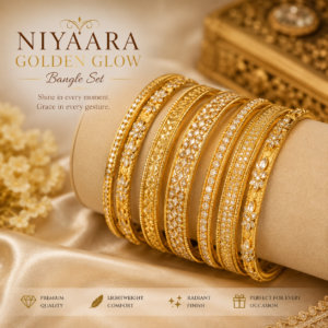 Golden Glow Bangle Set