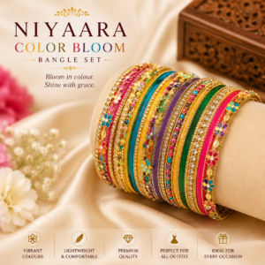 Color Bloom Bangle Set